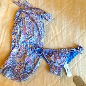 Calzedonia bottom bikini bottoms and matching cover up set